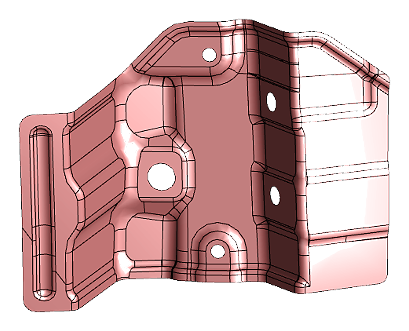 REINF T/GATE GUIDE BUMPER, L/RH